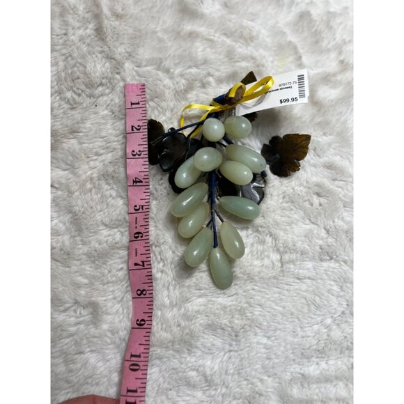 Jade Stone bunch of grapes precious stones - Picture 4 of 6
